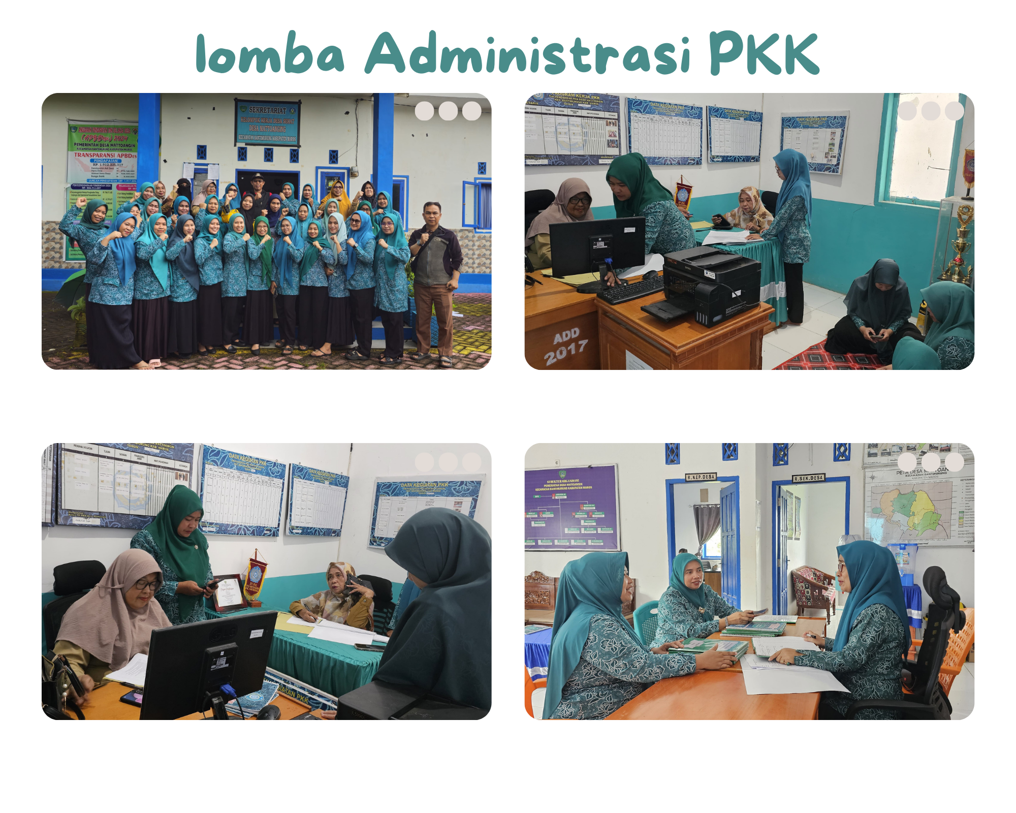 Kegiatan Lomba Administrasi PKK 